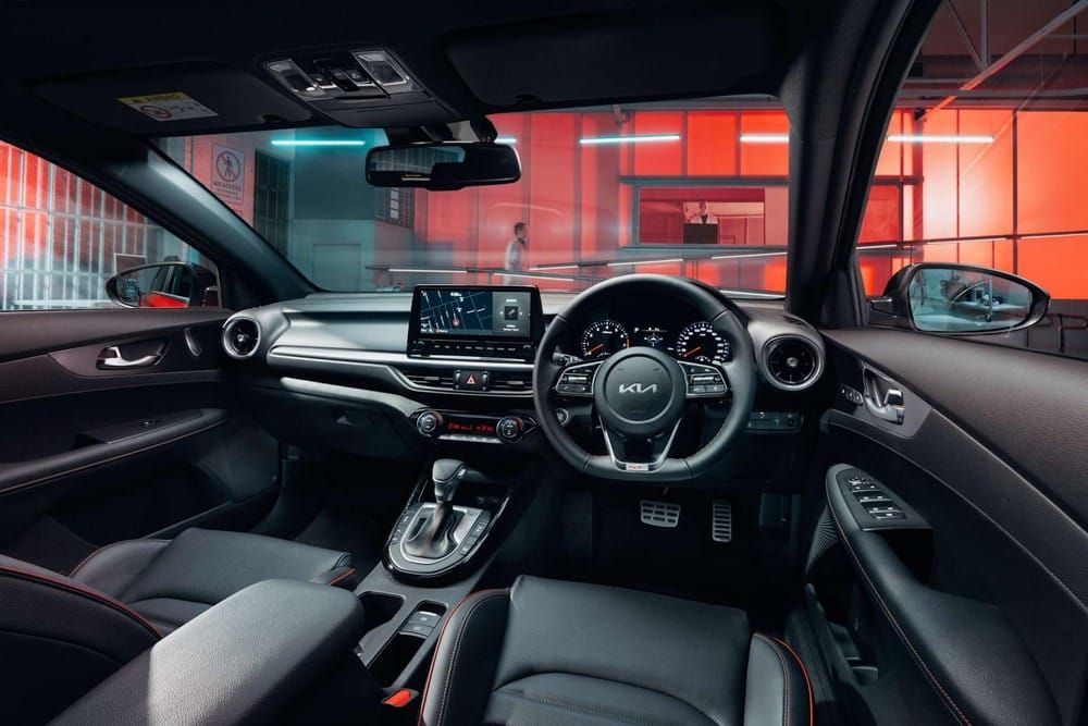 Nội thất của Kia Cerato 2021 bản cao cấp tại thị trường Úc