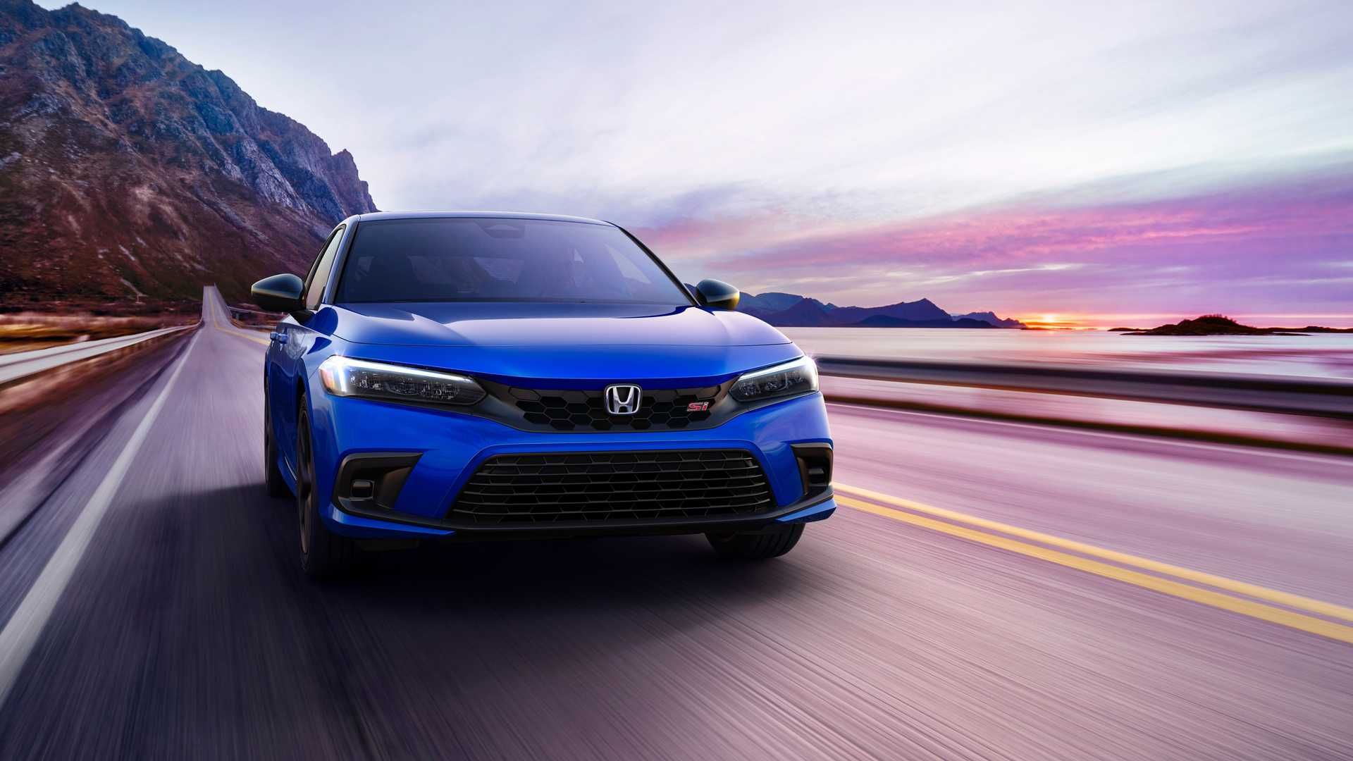 Honda Civic Si 2022 màu sơn xanh