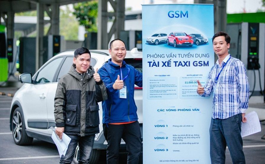 Tin tuyển dụng: Quy trình ứng tuyển và các chính sách cho tài xế taxi VinFast VF8 tại GSM