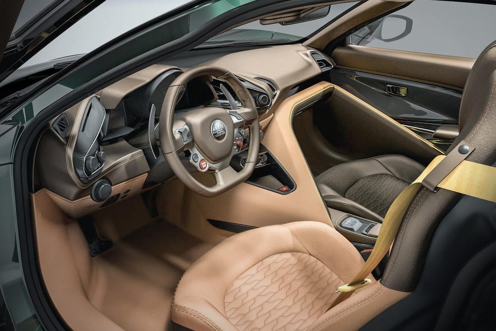 Nội thất của Touring Superleggera Arese RH95 Nội thất của Touring Superleggera Arese RH95