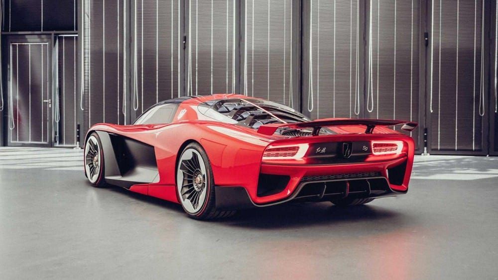 Phía sau của Hồng Kỳ S9