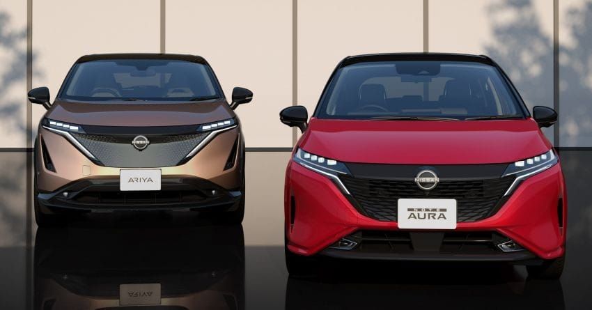 Nissan Note Aura 2022 là phiên bản thương mại của xe concept Ariya Nissan Note Aura 2022 là phiên bản thương mại của xe concept Ariya
