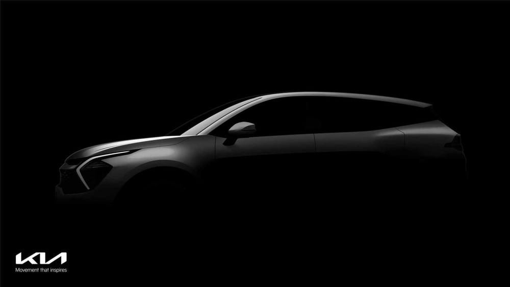 Hình ảnh hé lộ thiết kế ngoại thất của Kia Sportage 2022 Kia Sportage 2022