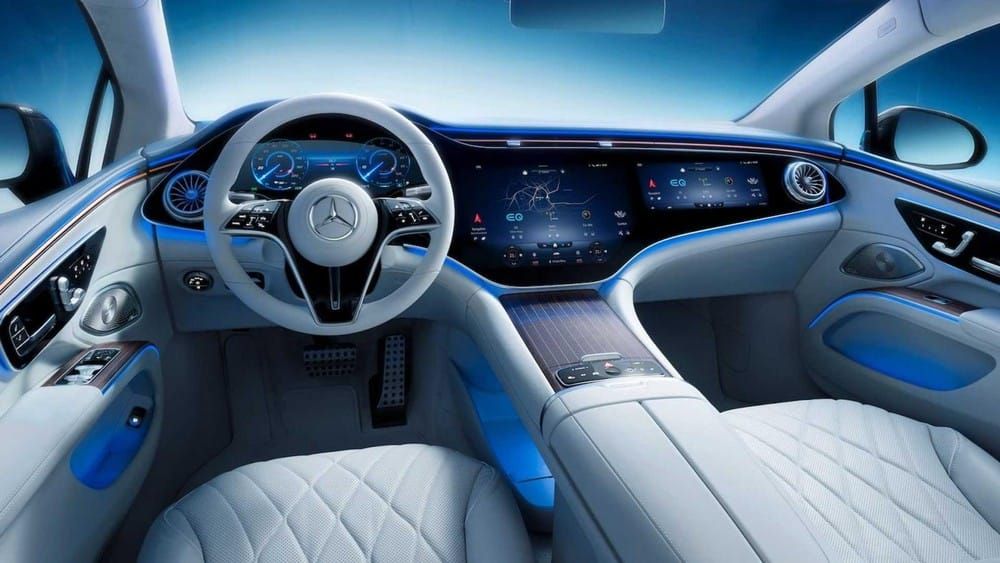 Bố cục nội thất Mercedes EQS 2022 Bố cục nội thất Mercedes EQS 2022