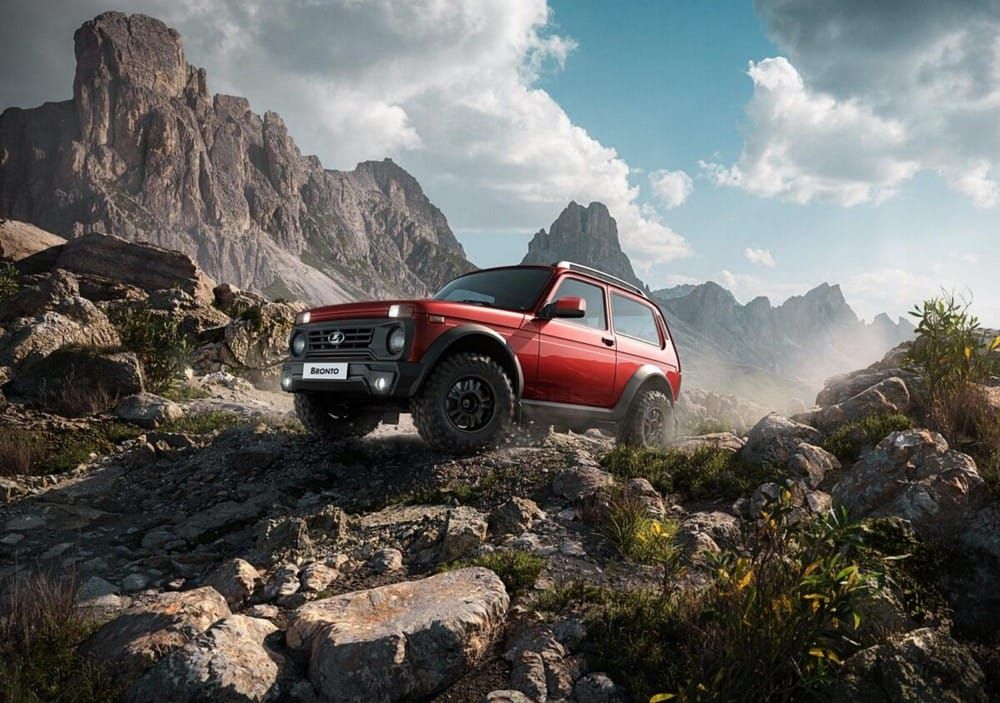 Hình ảnh chính thức đầu tiên của Lada Niva Bronto 2021 Hình ảnh chính thức đầu tiên của Lada Niva Bronto 2021