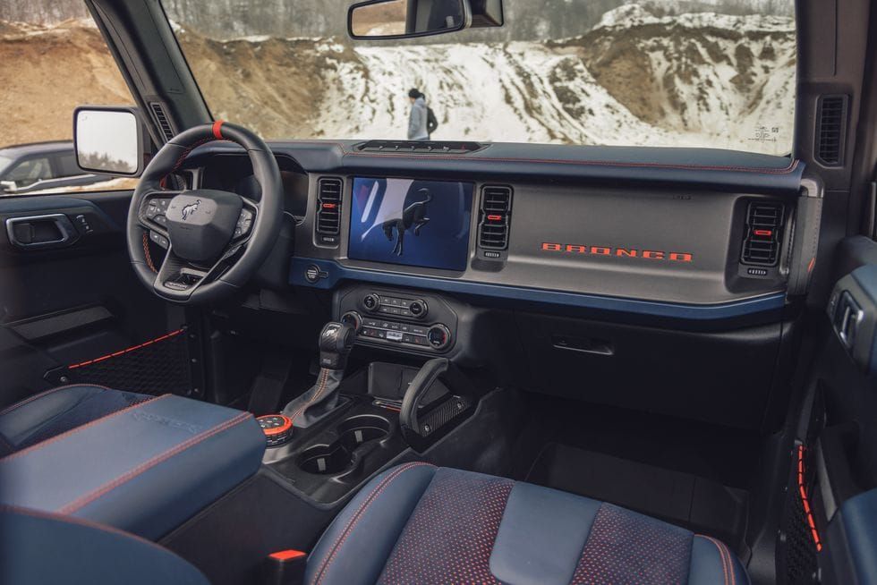 Nội thất Ford Bronco Raptor 2022