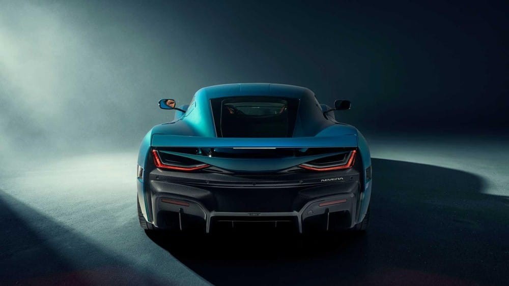 Đuôi xe của Rimac Nevera Đuôi xe của Rimac Nevera