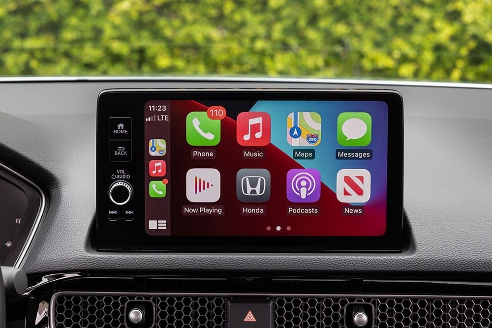 Màn hình thông tin giải trí của Honda Civic 2022 Màn hình thông tin giải trí...