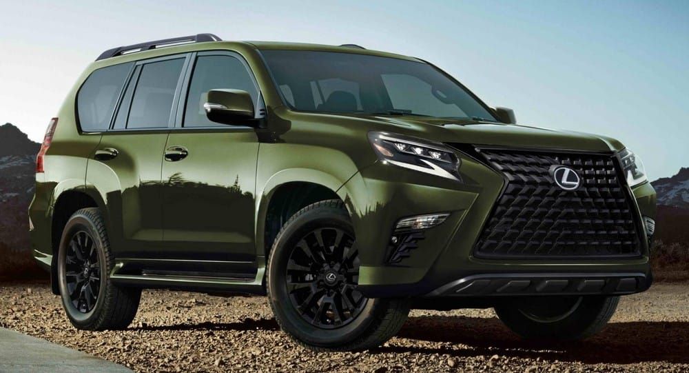 Lexus GX 460 Black Line 2022 màu xanh lục Lexus GX 460 Black Line 2022 màu xanh lục